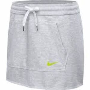 Nike Women’s Light Grey Medium Mini Skirt Cotton